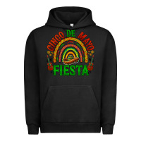 Pigment Black cinco de mayo fiesta rainbow Urban Hoodie - BarkalooDesign