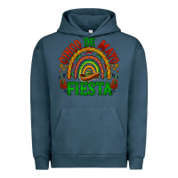Pigment Midnight Navy cinco de mayo fiesta rainbow Urban Hoodie - BarkalooDesign