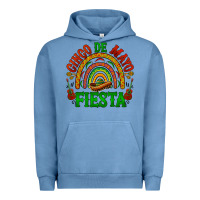 Pigment Pebble Blue cinco de mayo fiesta rainbow Urban Hoodie - BarkalooDesign