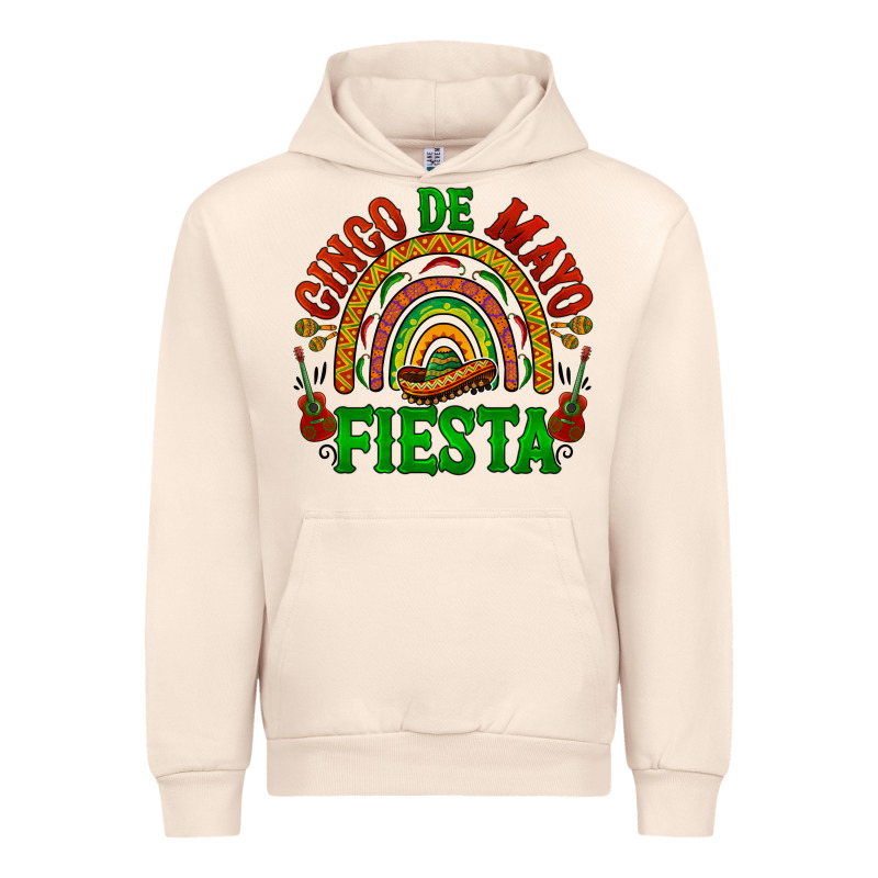 Cinco De Mayo Fiesta Rainbow Urban Hoodie by BarkalooDesign | Teevron