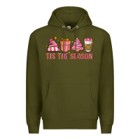 Army Green tis the season Premium Hoodie - MaliasSmallBusiness
