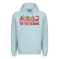 Blue Mist tis the season Premium Hoodie - MaliasSmallBusiness