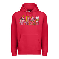 Cardinal tis the season Premium Hoodie - MaliasSmallBusiness
