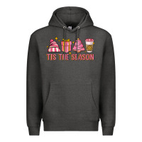 Charcoal Heather tis the season Premium Hoodie - MaliasSmallBusiness