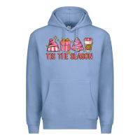 Colony Blue tis the season Premium Hoodie - MaliasSmallBusiness