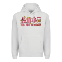 Dove Grey tis the season Premium Hoodie - MaliasSmallBusiness