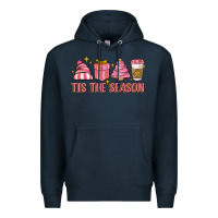 Navy tis the season Premium Hoodie - MaliasSmallBusiness