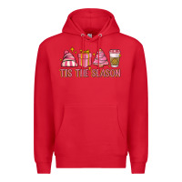 Red tis the season Premium Hoodie - MaliasSmallBusiness