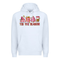 White tis the season Premium Hoodie - MaliasSmallBusiness