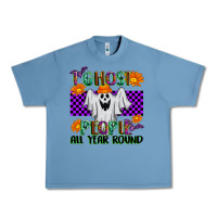Pebble Blue I Ghost People All Year Round Urban Heavy Tee - texasbilliewilder