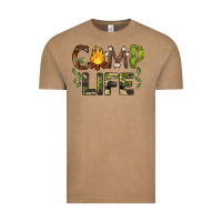 Vintage Coffee camp life Vintage Tee - BarkalooDesign