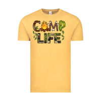 Vintage Mustard camp life Vintage Tee - BarkalooDesign