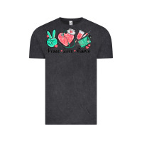 Vintage Black peace love nurse Vintage Tee - texasbilliewilder