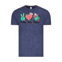 Vintage Denim peace love nurse Vintage Tee - texasbilliewilder