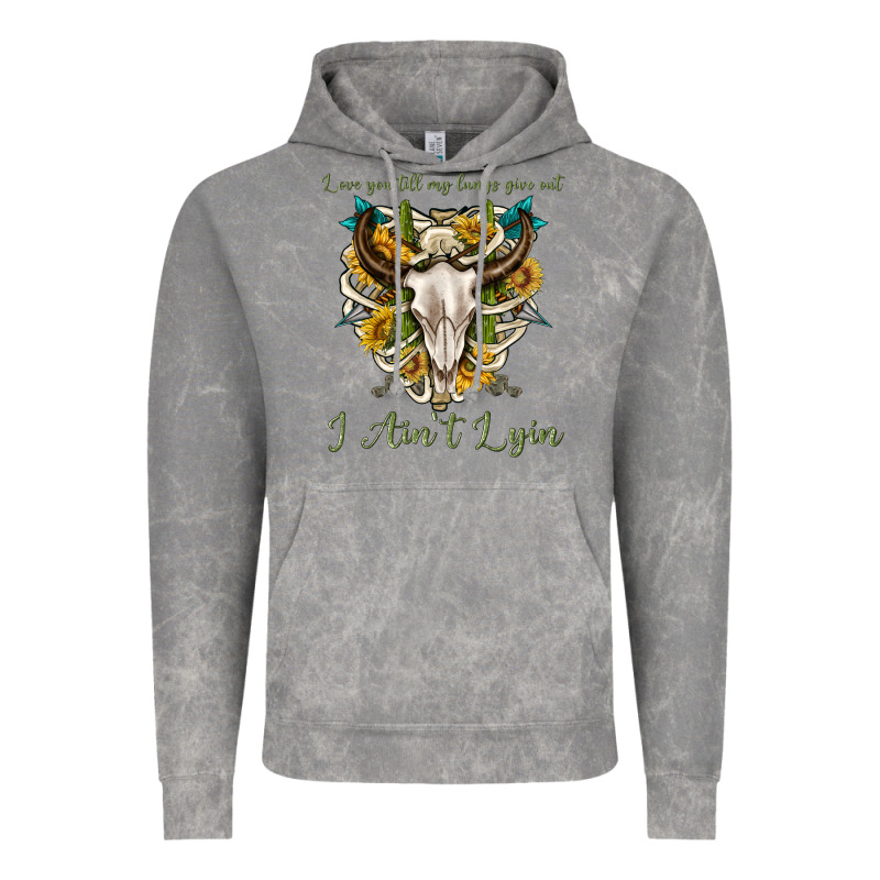 Love You Till My Lungs Give Out I Aint Lying Vintage Hoodie by texasbilliewilder | Teevron