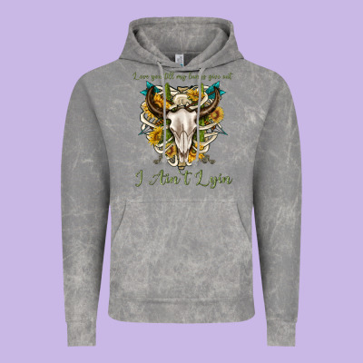 Vintage Hoodie love you till my lungs give out i aint lying