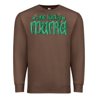 Chestnut one lucky mama Premium Sweatshirt - MaliasSmallBusiness