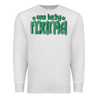 One Lucky Mama Premium Sweatshirt | Teevron