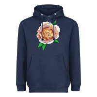 Navy fun in the sun rose Heavyweight Hoodie - LillyAllenDesigns
