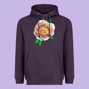 Fun In The Sun Rose Heavyweight Hoodie Designed By Lillyallendesigns