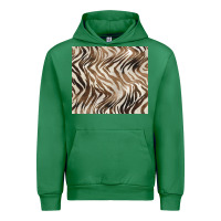 Emerald brown zebra Urban Hoodie - BarkalooDesign