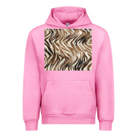 Fuchsia Pink brown zebra Urban Hoodie - BarkalooDesign