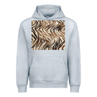 Heather Grey brown zebra Urban Hoodie - BarkalooDesign