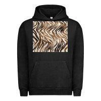 Pigment Black brown zebra Urban Hoodie - BarkalooDesign