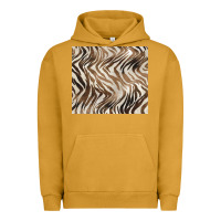 Pigment Peanut Butter brown zebra Urban Hoodie - BarkalooDesign