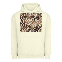 Pigment Pistachio brown zebra Urban Hoodie - BarkalooDesign