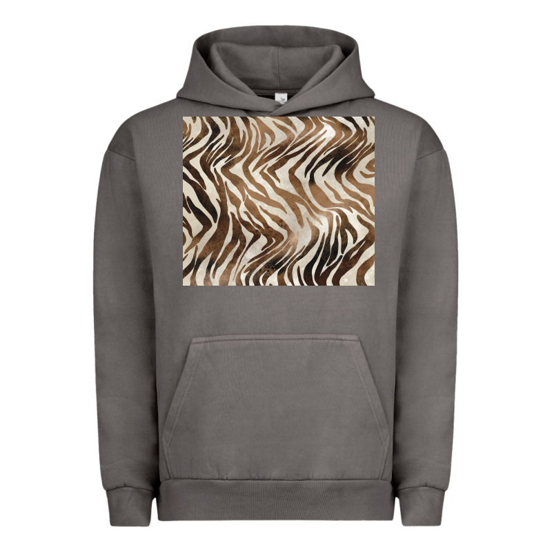 Brown Zebra Urban Hoodie by BarkalooDesign | Teevron