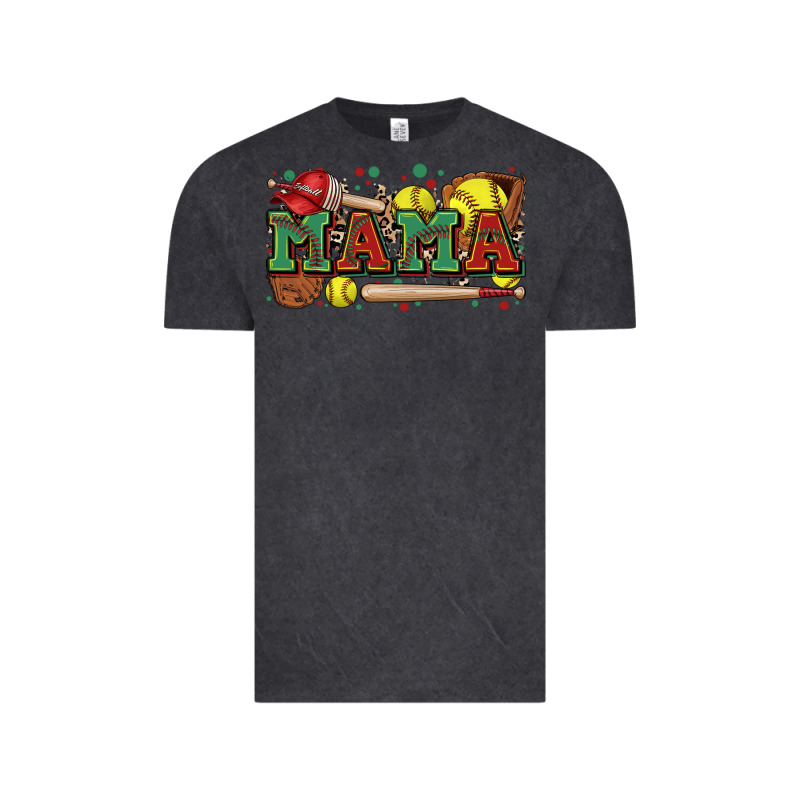 Mama Softball Vintage Tee by Zillion Design Studio | Teevron