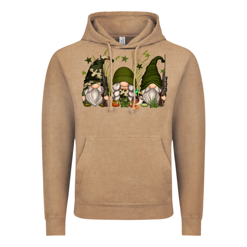 Hunter Gnomes Vintage Hoodie by Zillion Design Studio | Teevron