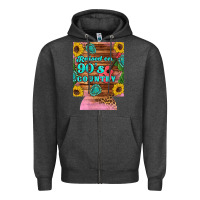 Charcoal Heather raised 90's country guitar cactus sunflower's 12 oz can cooler (regula Zipper Hoodie - Artiststas