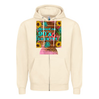Raised 90's Country Guitar Cactus Sunflower's 12 Oz Can Cooler (regula Zipper Hoodie | Teevron