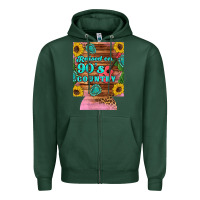 Sports Green raised 90's country guitar cactus sunflower's 12 oz can cooler (regula Zipper Hoodie - Artiststas