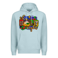 Blue Mist oh holy night with baby jesus for christmas Premium Hoodie - MaliasSmallBusiness