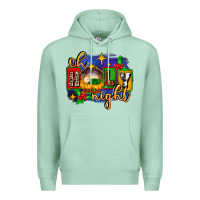 Seafoam oh holy night with baby jesus for christmas Premium Hoodie - MaliasSmallBusiness