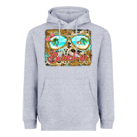 Heather Grey beach'in sunglasses Heavyweight Hoodie - Jasminsmagicworld