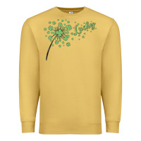 Antique Gold four leaf clover Premium Sweatshirt - MaliasSmallBusiness