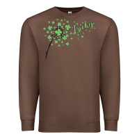 Chestnut four leaf clover Premium Sweatshirt - MaliasSmallBusiness