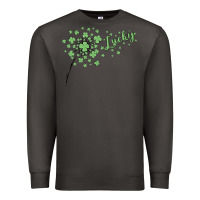 Smoke four leaf clover Premium Sweatshirt - MaliasSmallBusiness