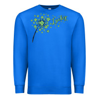 True Royal four leaf clover Premium Sweatshirt - MaliasSmallBusiness