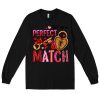 Black we're a perfect match Long Sleeve Tee - OliviaCreatesArt