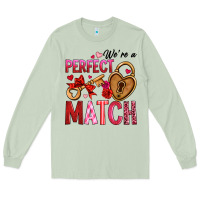 Matcha we're a perfect match Long Sleeve Tee - OliviaCreatesArt