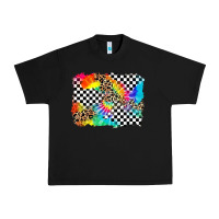 Black race leopard tie dye background Urban Heavy Tee - Zillion Design Studio