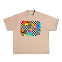 Burro race leopard tie dye background Urban Heavy Tee - Zillion Design Studio