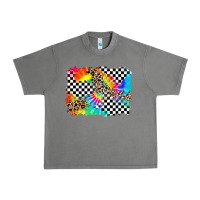 Tornado race leopard tie dye background Urban Heavy Tee - Zillion Design Studio