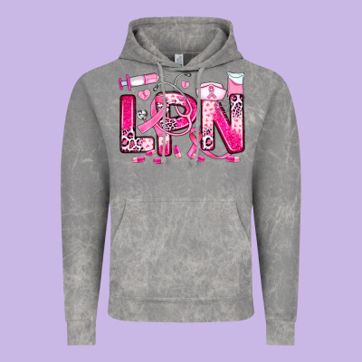 Breast Cancer Lpn Licensed Practical Nurse Vintage Hoodie Designed By Jahusdesignshop
