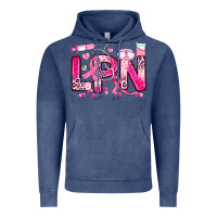 Vintage Denim breast cancer lpn licensed practical nurse Vintage Hoodie - JahusDesignShop